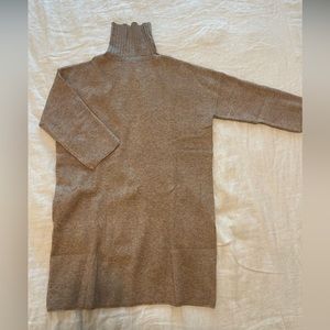Tuckernuck tan turtleneck dress